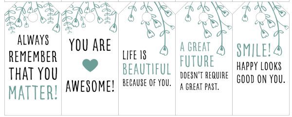Set of 5 Messages - Set B