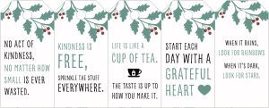 Christmas Messages - 5 message tags - Set 3