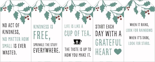 Christmas Messages - 5 message tags - Set 3