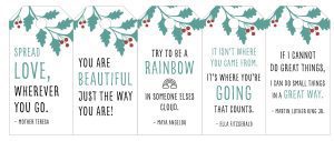 Christmas Messages - 5 message tags - Set 7